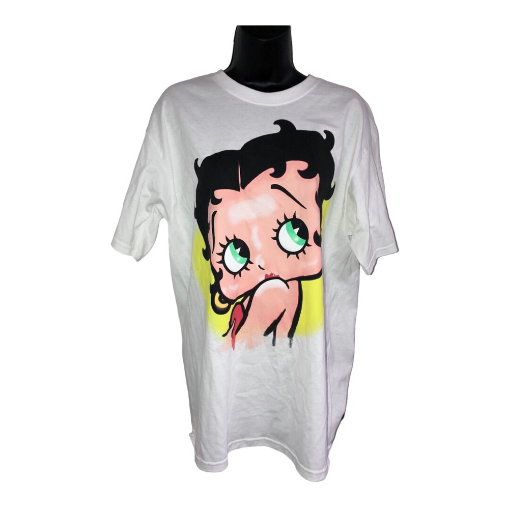 Betty Boop oversized Betty white graphic print t-shirt size large new‎